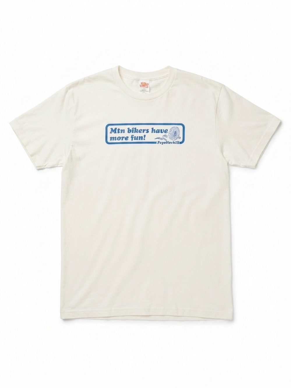 Fayettechill Mtn Bikers Have More Fun T-Shirt Mens Medium M White USA Made⁠